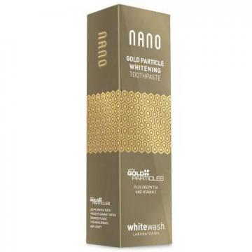 Nano Whitewash Gold Particle Whitening - Wybielająca pasta do zębów z cząsteczkami złota 75 ml