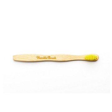 Humble Brush Soft - ekologiczna szczoteczka z bambusową rączką miękka z żółtym włosiem - dla dzieci