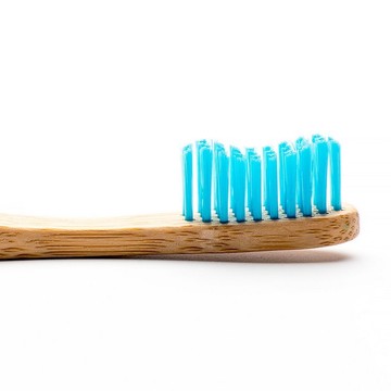 Humble Brush Soft - ekologiczna szczoteczka z bambusową rączką miękka z niebieskim włosiem