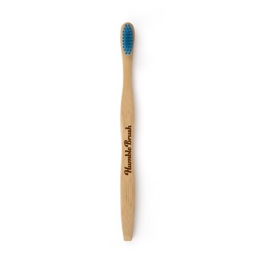 Humble Brush Soft - ekologiczna szczoteczka z bambusową rączką miękka z niebieskim włosiem
