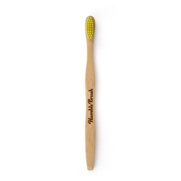 Humble Brush Soft - ekologiczna szczoteczka z bambusową rączką miękka z żółtym włosiem