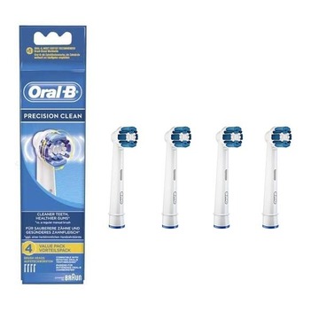 BRAUN ORAL-B Precision Clean - Końcówki do szczoteczki elektrycznej (obrotowej) 4szt.