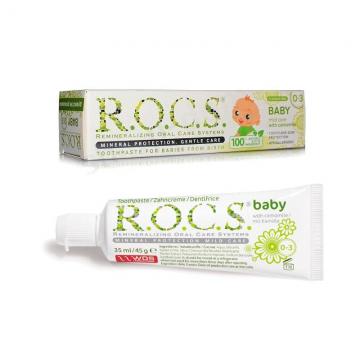 ROCS Baby Rumianek - Pasta na ząbkowanie dla dzieci do 3 lat 35 ml