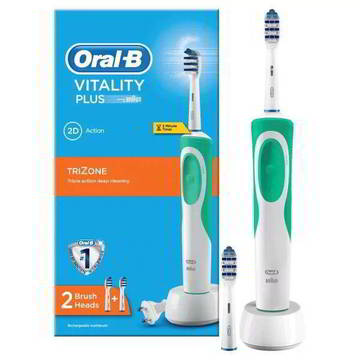 Oral B Vitality PLUS Trizone Szczoteczka elektryczna + 2 końcówki