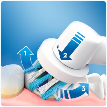 Braun Oral-B Vitality PLUS Crossaction - szczoteczka elektryczna do zębów z 2 końcówkami